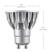 SORAA GU10 LED Lamp Dimensions