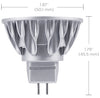 SORAA MR16 LED Lamp Dimensions